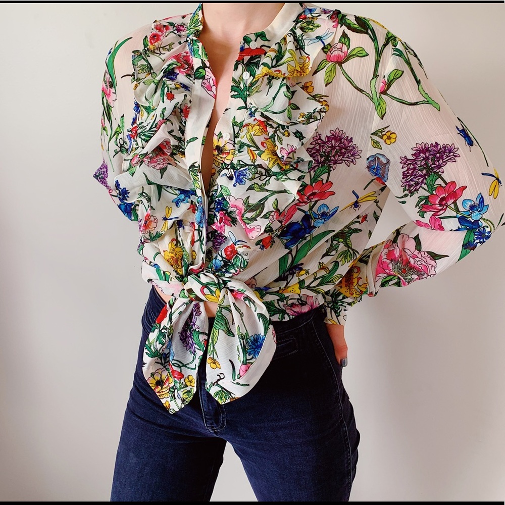 H&M | Plumeti Blouse 🧡